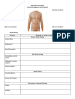 Abdominal Chart Guide