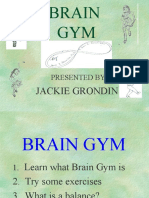 Brain GYM: Jackie Grondin