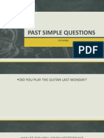 Past Simple Questions