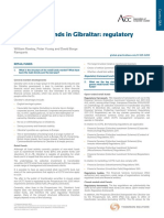 Practical Law Global Guide 2015 Investment Funds in Gibraltar Regulatory Overview