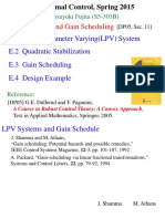 E. LPV System and Gain Scheduling