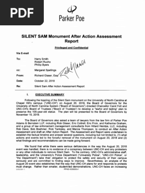 UNC After Action Assessment Report - FINAL