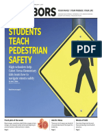 Students Teach Pedestrian Safety