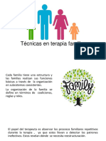 Terapia Familiar; técnicas.