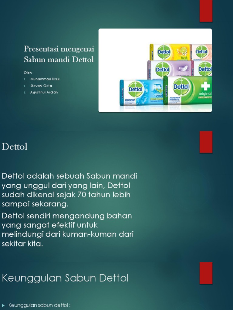 Presentasi Mengenai Sabun Mandi Dettol Pdf