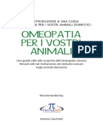 Omeopatia Per Animali