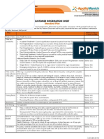 5. Easy Health Insurance - Customer Information Sheet With Policy Wordings (Standard Plan)