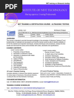 ASNT-NDT Level - II in RT, UT MT, PT PDF | PDF | Radiography | Materials