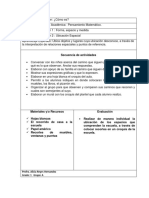 Planeación de Pensamiento Matemático