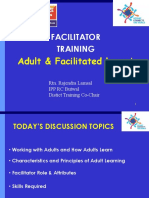 Facilitator Training: Adult & Facilitated Learning