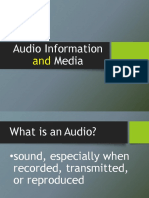 Audio Information Media