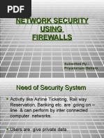 Network Security Using Firewalls