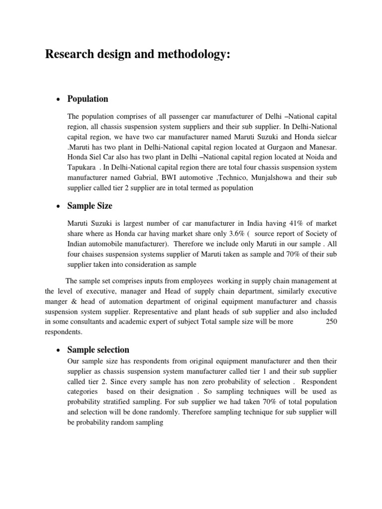 05 Research Methodology | PDF | Survey Methodology | Questionnaire