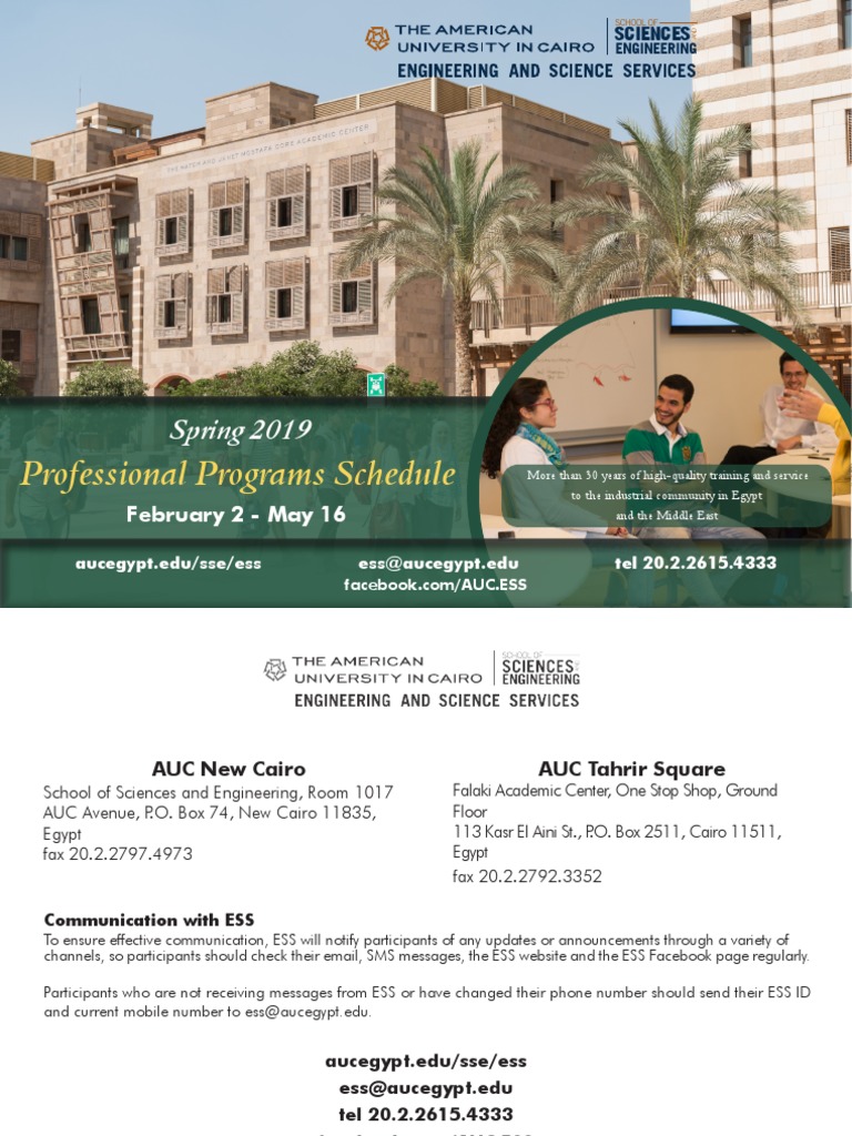 Spring 2019 Schedule Educational Technology Password