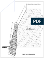 Earthen Embankment: Minimum of 1.5 Meters