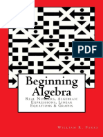 Begin Algebra