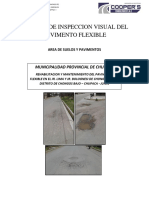 Informe de Inspeccion Visual Del Pavimento Flexible