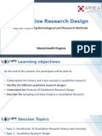 4 Qualitative Research Design