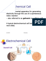 Electrochemical Cell: 2/2/2019 Chemistry