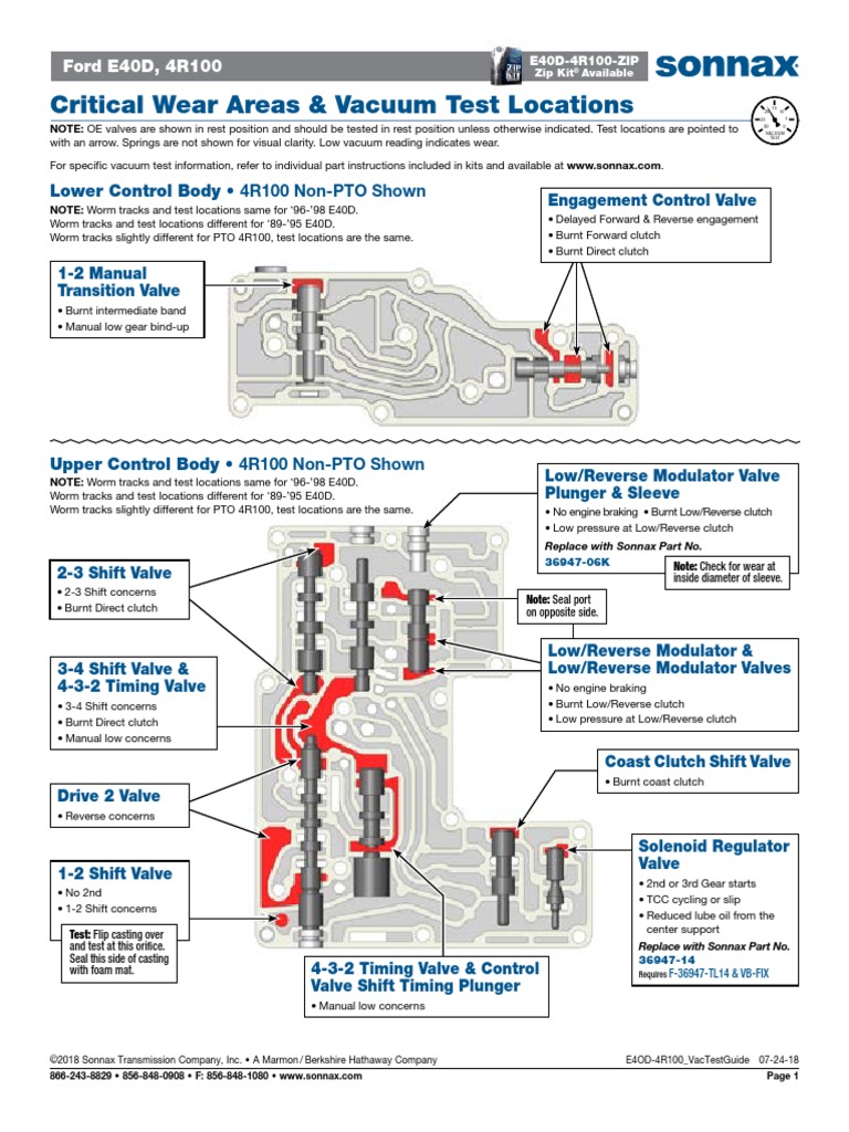 E4od4r100 VTG PDF PDF Manual Transmission Valve