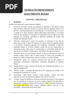 11.0 Extracts From Indian Electricity Rules: Chapter I: Preliminary 2. Definitions