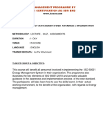 ISO 50001-2018 EnMS Implementation Requirements