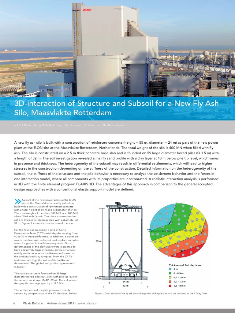 Iss34 Art1 - 3D-Interaction of Structure & Soil For A Fly Ash Silo ...