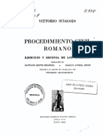 SCIALOJA, Vittorio. Procedimiento Civil Romano ejercicio.pdf