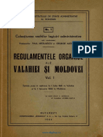 Regulamentele organice ale Valahiei şi Moldovei. Volumul 1 - Textele puse în aplicare la 1 Iulie 1831 în Valahia şi la 1 Ianuarie 1832 în Moldova.pdf