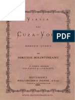 Viaţia Lui Cuza-Vodă - Memoriu Istoric, D. Bolintineanu, 1869 PDF