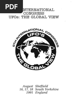 Th International Congress Sheffield Unidentified Flying Object Science