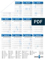 Calendário 2019 PDF