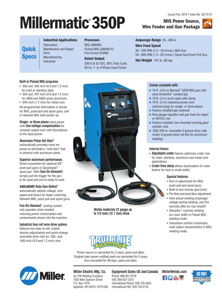 Miller Millermatic 350p Manual Discounts Shops hit.skku.edu