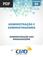 Administração Das Organizações - Unidade02