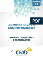 Administração Das Organizações - Unidade02