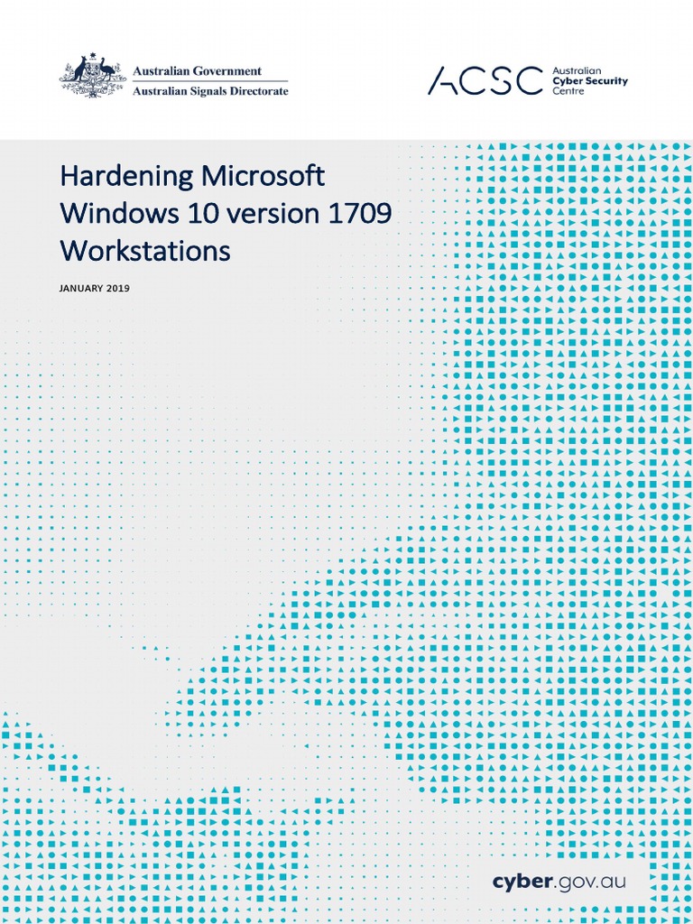 Hardening Windows 10 Workstations Guide | PDF | Group Policy ...