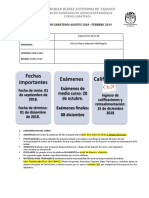 Encuadre Cursos Sabatinos 2018-2019