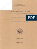 Hydraulic Model Studies of The Foss Dam River Outlet Works Stilling Basin Foss Division - Washlta Basin Project - Oklahoma