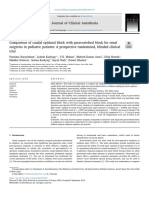 Journal of Clinical Anesthesia: Original Contribution