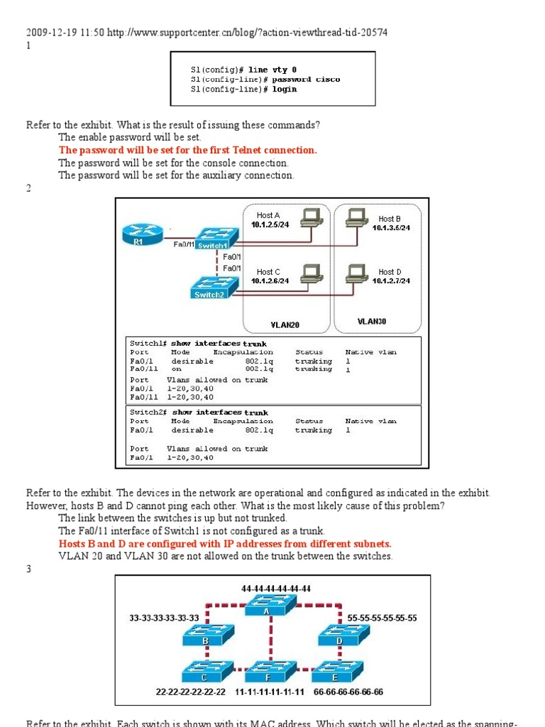 Network Configuration and Troubleshooting Guide | PDF