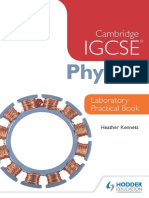 Cambridge IGCSE Physics Laboratory Practical Book