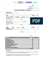 INGRESO Planilla Inscripción 2018