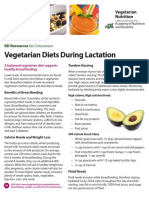 Lactation Vegetarian Nutrition