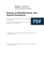 42. Donuts, A $250,000 Check, And General Eisenhower.docx