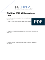 51. Chatting With Wittgenstein’s Lion.docx