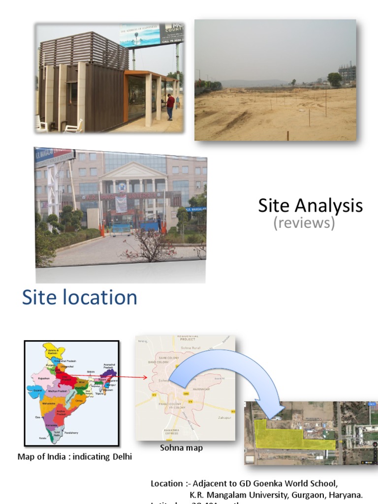 Site Analysis Housing Pdf