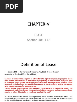Lease