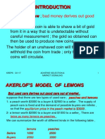 Gresham's Law and Akerlof's Model of Lemons
