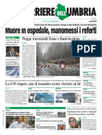 Rassegna Stampa Nazionale e Locale Dell'Umbria Del 3 Febbraio 2019