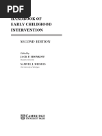 Shonkoff És Meiseles - Handbook of Early Childhood Intervention - 2000 PDF